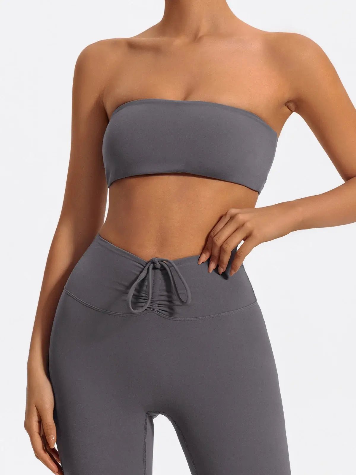 Ensemble Sport Femme 2 Pièces–Brassière Sans Bretelles + Short Yoga - Harmonie