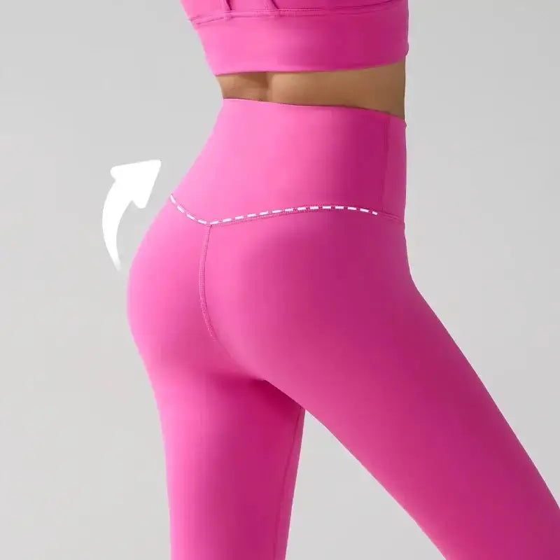 Legging Yoga Femme Taille Haute–Sensation Nue Sans Couture Fitness - Harmonie